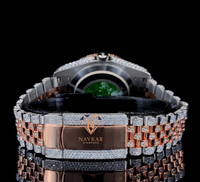 Montre de luxe de qualité supérieure en argent 925 avec diamants Moissanite VVS entièrement sertis, idéale pour les soirées et le quotidien, disponible en gros