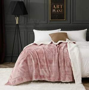 Manta Ultra Suave para Cama Individual, Uso en Invierno, Reversible, 500GSM, 55x90 Pulgadas, Gruesa, Cálida y Acogedora, de Microfibra - Product Image 2