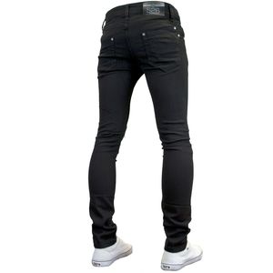 Jeans en denim pour homme de qualité supérieure Coupe droite classique Pantalons décontractés Conçus pour un confort quotidien Mode moderne et durabilité longue durée - Product Image 3