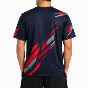 เสื้อยืดซับลิเมชั่นแฟชั่นใหม่ คุณภาพทนทาน บริการ OEM พิมพ์ลายดิจิทัล ขายส่ง ดีไซน์ใหม่ เสื้อยืดโพลีเอสเตอร์ซับลิเมชั่น - Product Image 2