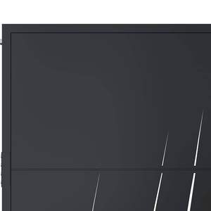 Portail de jardin en acier anthracite 39,4x78,7 avec motif unique en forme d'herbe - Product Image 6