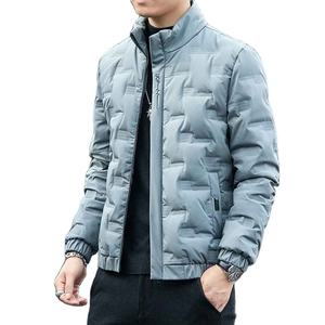 Hommes 2025 hiver à la mode à capuche doudoune légère mince Style court Plus taille volumineuse chaude pour les garçons - Product Image 1