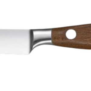 Couteaux de cuisine professionnels à manche en bois brun, lame en acier inoxydable tranchante, triple rivet, pour la préparation des aliments - Product Image 4