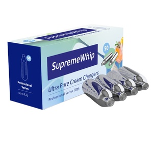 Fournisseur de stock en vrac prêt vendant l'outil de fabrication de desserts certifié CE 8.2g SupremeWhip 50 Pack chargeur de crème fouettée d'Australie - Product Image 1
