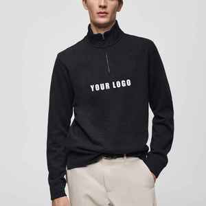 Winter Fleece Men's Quarter Zip High Quality Low MOQ Breathable <b>Hoodies</b> Comfortable - Product Image 1