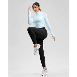Leggings d'entraînement taille super haute pour femmes XXS 25/28 pouces cheville beurre doux ventre contrôle athlétique Gym Yoga pantalon poches - Product Image 3