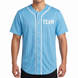 Camiseta Deportiva Personalizada al por Mayor para Equipos de Béisbol, Uniforme Ligero y Transpirable con Estampado Digital, 100% Poliéster, Manga Corta - Product Image 3