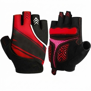 Customized Cycling Gloves Summer Half-<b>finger</b> Non-slip Wear-resistant Outdoor Men's Women's Mountain <b>Bike</b> - Product Image 6