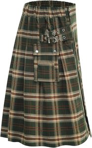 Kilt écossais GRAJTCIN pour hommes, avec un motif à carreaux traditionnel et des poches cargo latérales - Product Image 2