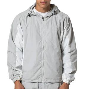 2026 Custom Men's <b>Summer</b> Nylon Tracksuit Zip Windbreaker Jacket and <b>Trouser</b> Set for Sports Men's Track Windbreaker Set - Product Image 4