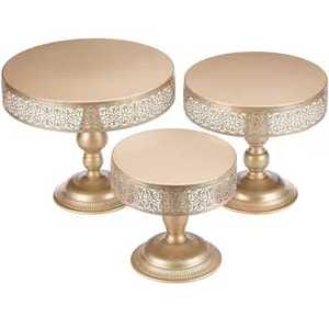 Versatile Metal Cake <b>Stand</b> <b>Rotating</b> Tiered Dessert <b>Display</b> Cupcake Holder Wedding Birthday Party Serving Tray for Home - Product Image 1