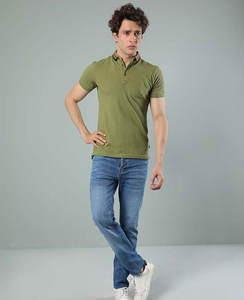 เสื้อยืดโปโลระบายอากาศแขนสั้นสำหรับผู้ชายเสื้อเมริโนสำหรับใส่กลางแจ้งแห้งเร็วปรับแต่งได้ - Product Image 2