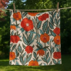 Teintures non toxiques de qualité supérieure, imprimé indien sur tissu pur coton tissé, textile de décoration pour lit et salle à manger de Jaipur, écologique, lavable, doux et durable - Product Image 1