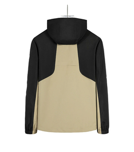 Custom Men Sporty Hooded Waterproof <b>Canvas</b> <b>Jacket</b> Breathable Windproof Outdoor Rain <b>Jacket</b> Streetwear Style - Product Image 5