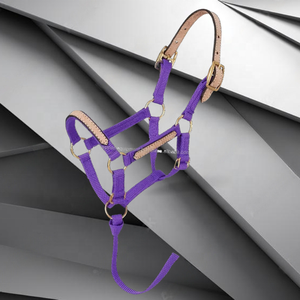 Cabestro estable con superposición de nailon Ecuestre para potros y caballos Producto accesorio - Product Image 4