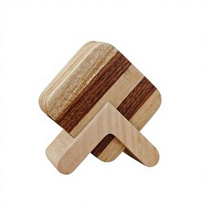 Posavasos de Madera de Diseño Bohemio, Ligeros, Resistentes al Agua y Ecológicos, Varios Tamaños, Buena Calidad, Nuevos - Product Image 1