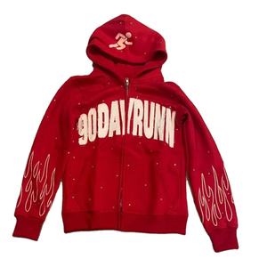 OEM Customizable 100% High Quality Men's Classic Pullover Hoodie 280-300 Gsm Fleece (Cotton-Polyester <b>Blend</b>) Digital Lined - Product Image 3