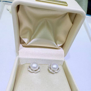 Boucles d'oreilles en perles d'eau douce haut de gamme Zhuji pour femmes, accessoires de luxe polyvalents, style identique à celui d'Instagram - Product Image 2