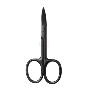 Ciseaux à ongles professionnels Gray Rocks en acier inoxydable à pointe fine avec manche métallique confortable pour manucure et maquillage - Product Image 5