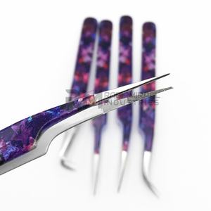 Pinzas de Extensión de Pestañas de Acero Inoxidable RMI, las Más Demandadas, Personalizables, en Caja de Cartón, de Alta Precisión y Calidad, Uno, Dos, Tres, Cuatro - Product Image 4