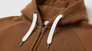 Sudadera con capucha clásica para hombre, con cremallera completa, suave, para fabricación OEM/ODM de marca privada, suministro al por mayor - Product Image 4