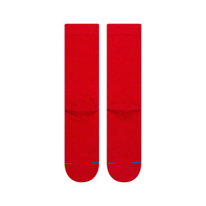 Red <b>Knee</b> <b>Socks</b> Women Solid Color Knitted Daily Wear Regular Style Standard Thickness - Product Image 2