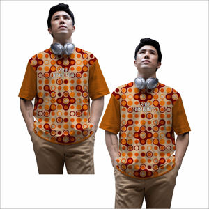 เสื้อยืดผู้ชายทรงหลวมพิมพ์ลายแฟชั่นลำลอง เนื้อผ้านุ่ม 100% ผ้าฝ้าย เสื้อยืดผู้ชายสำหรับใส่ทำงานและสไตล์สตรีท - Product Image 3