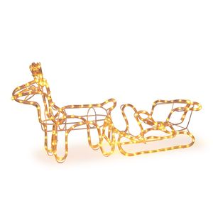 Tube LED Arc-en-ciel 8m 120*25*45cm 30V 2.7W 192 Lumières Décoration de Noël Jardin Festival Couleurs Effet Renne Neige Voiture Bulle de Riz - Product Image 1