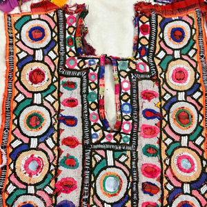 Lot Vintage Pieces Banjara Neck Yoke <b>Patch</b> Traditional Embroidery Applique <b>Patch</b> <b>Sewing</b> Craft - Product Image 1