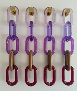 Cadena de Resina de Color Hermoso, Cadena Decorativa Multiusos de Lujo Personalizada, Cadenas de Resina Acrílica para Decoración de Paredes - Product Image 1