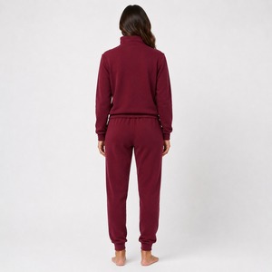 Conjunto Deportivo de Felpa para Mujer de Primera Calidad, Sudadera con Capucha y Pantalones de Tela Suave y Cálida, Ajuste Cómodo, Ropa Casual - Product Image 6