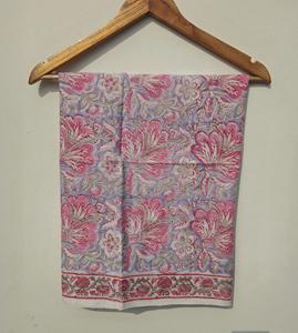 ผ้าซิ่นพิมพ์ลายด้วยมือจากผ้าฝ้ายสไตล์อินเดีย โบโฮ ผ้าคลุมชายหาด ผ้าปาเรโอ ผ้าคลุมชุดว่ายน้ำ ผ้าพันคอเนื้อเบา ชุดคลุมสำหรับใส่เที่ยวทะเลในช่วงฤดูร้อน - Product Image 5