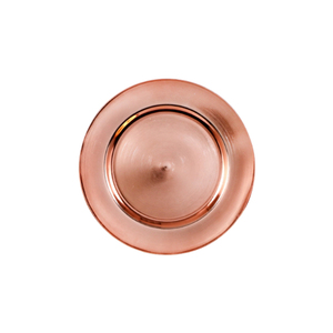 Assiette de service ronde nordique en cuivre, faite à la main, idéale pour la maison, les hôtels, les mariages, la vaisselle de table et les plats – En promotion - Product Image 2