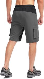 Men's Red <b>Cycling</b> <b>Shorts</b> With 3D <b>Padded</b> Seat Multi-Pocket Quick Dry Summer Bike Wear Mtb <b>shorts</b> customize - Product Image 6