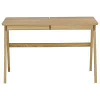 Table d'étude en bois durable LUOOMA de style moderne du milieu du siècle, avec installation facile et pieds robustes pour le bureau à domicile