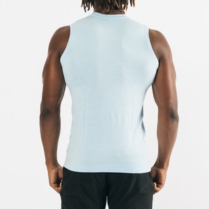 Wholesale <b>Men</b> Custom Logo <b>Tank</b> <b>Top</b> Custom Breathable Gym Puff Print Running Fitness Wear Sleeveless Customized <b>Men</b> <b>Tank</b> <b>Top</b> - Product Image 3