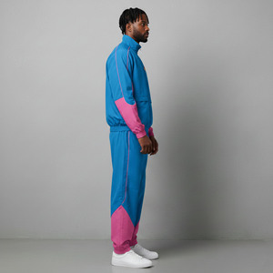 High Quality Men's Color Windbreaker <b>Tracksuit</b> Full Zipper Sporty Jacket With Side Pockets Breathable <b>Polyester</b> Spring Wear - Product Image 3