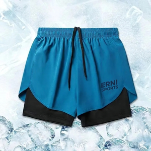 Pantalones Cortos Deportivos para Hombre 2026, Casuales, con Cordón, Doble Capa, para Correr, Gimnasio, Fitness, Secado Rápido, Entrenamiento, Jogging - Product Image 1