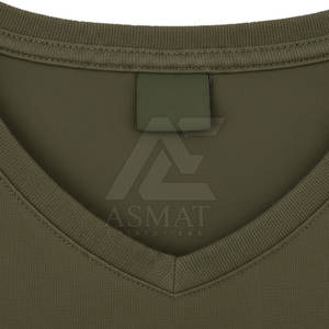 Camiseta de Moda para Mujer con Decoración de Diamantes de Imitación Brillantes, Cuello en V, Manga Corta, Estilo Casual - Product Image 4