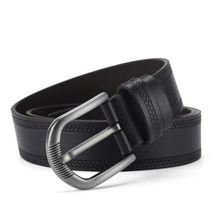 Ceinture en cuir de haute qualité pour hommes, à boucle ardillon, vente directe des fabricants pakistanais, modèle 2026 - Product Image 3