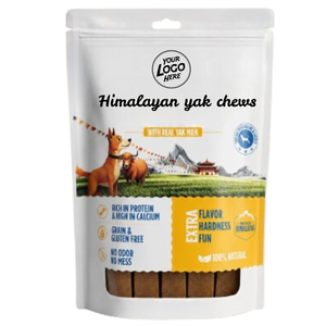 Friandises à mâcher douces au lait de yak de l'Himalaya pour chiens, à longue durée d'action, riches en protéines et en calcium, sans céréales, pour le soutien immunitaire et la santé de la peau - Product Image 1