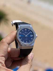 นาฬิกาข้อมือผู้ชาย Alexander Ferros รุ่น 2242S-05 Miyota Automatic Mechanical Sport กระจกแซฟไฟร์ ตัวเรือนสแตนเลส สายยาง - Product Image 6