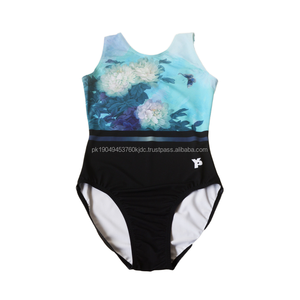 Leotardos personalizados de gimnasia de baile sin mangas OEM para Niñas Ropa de baile gimnástico para niños de entrenamiento - Product Image 4