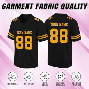 Camiseta de Fútbol Personalizada con Nombre, Número y Logotipo del Equipo, Uniforme Personalizado para Hombres, Mujeres, Jóvenes y Niños - Product Image 6
