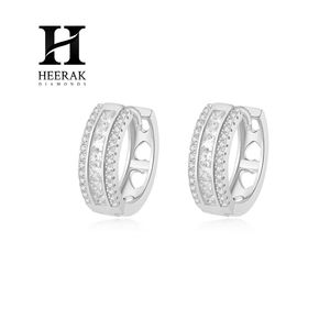 Pendientes de Diamantes Naturales de Primera Calidad – Elegante Diseño de Canal – Diamantes Certificados por GIA/IGI – Fabricación de Joyería Fina Personalizada - Product Image 6