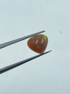 Genuine Natural <b>Fire</b> Opal Gemstone Trillion And Oval Cut 1.96Carat Loose <b>Stone</b> 2Pcs For Jewelry Making - Product Image 2