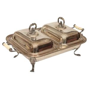 Hotel Buffet Golden or Ivory metal Chafing Dishes Hotel Stainless Steel Round or Rectangle Chafing Dishes for Sale - Product Image 3