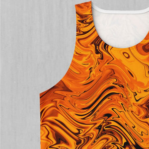 Débardeur de sport compressif respirant sans manches pour homme, col rond, en Spandex/Coton, personnalisable pour la vente en gros par sublimation - Product Image 6