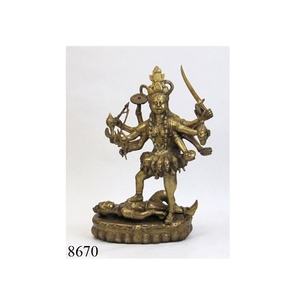 4 statue religieux hind-kali en laiton, vente en gros - Product Image 1