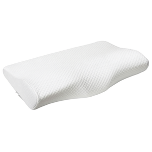 Contour Memory Foam Pillow Standard Size Height Adjustable Soft <b>White</b> Bedding <b>Cushion</b> for Home or Hotel - Product Image 2